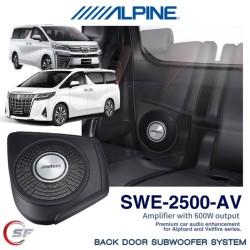 (C-AV-SW) Alpine (アルパイン) TOYOTA ALPHARD VELLFIRE (30) ‎Subwoofer, 9.8 inches (25cm) Back Door Speaker [SWE-2500-AV]