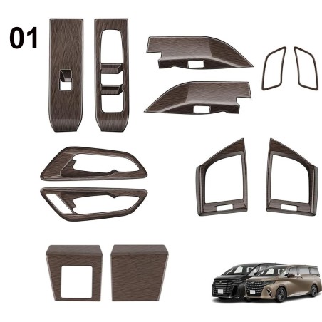 (C-BDTI) KMONDER TOYOTA ALPHARD VELLFIRE (40) Interior Garnish, Wood Grain [‎kmaf4081]