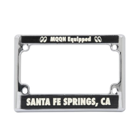 (CC-LFM) MOON Equipped SANTA FE SPRINGS, CA Metal 電單車車牌框 [NEWMG023MCBK]