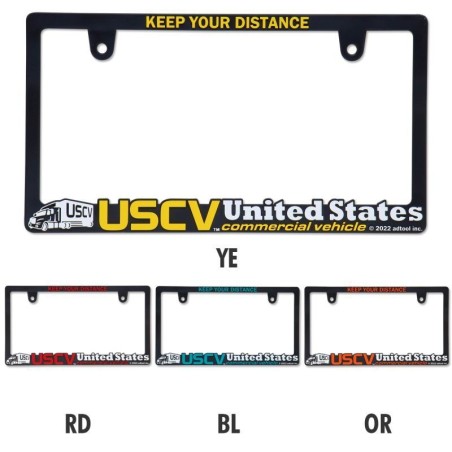 (CC-LF) USCV Logo License Frame [KG212]