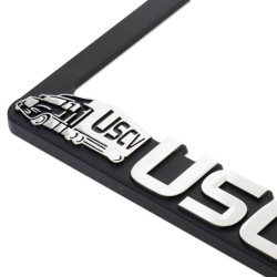 (CC-LF) USCV Logo Chrome License Frame [KG212CH]