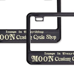 (CC-LFM) MOON (CUSTOM CYCLE SHOP) 電單車車牌框 [MG130GCBKMCS]