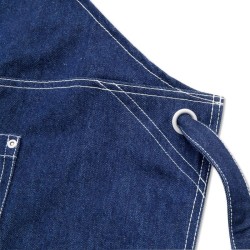 (G-AP-AP) MOON Equipped Canvas Apron Denim [MQF094DE]