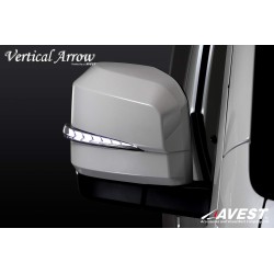 (CC-LTS) AVEST (アベスト) TOYOTA HIACE (200) Door Mirror Cover with LED White Lamp [‎AV-069-W]