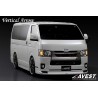 (CC-LTS) AVEST (アベスト) TOYOTA HIACE (200) Door Mirror Cover with LED White Lamp [‎AV-069-W]