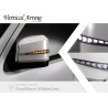 (CC-LTS) AVEST (アベスト) TOYOTA HIACE (200) Door Mirror Cover with LED White Bronze Gold [‎‎AV-069-W-P]