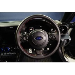 (C-BDTI) axis-parts TOYOTA GR86 (ZN8), SUBARU BRZ (ZD8) Dedicated Carbon Steering Cover [‎ST473]