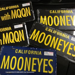 (CC-LP) California “MOONEYES” 車牌裝飾 [MG081BL]