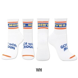 (G-AP-SO) MOON Line Short Socks [FM228]