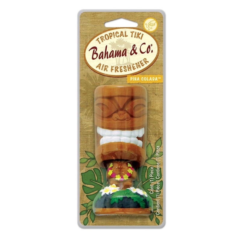 (CC-AF) Bahama & Co, TROPICAL TIKI Air Freshener [BAH-TIKIBHPINACOLADA]