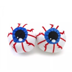 (CC-OR) Vintage Parts USA Fuzzy Hanging Eyeballs [‎253EA7]