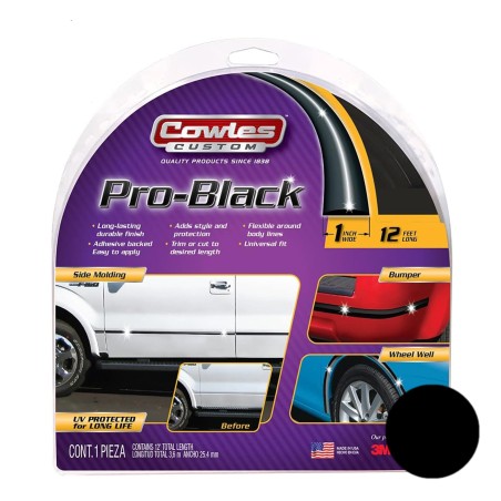 (CC-MP) Cowles Black Molding 1 Inch by 12 Feet [‎S37201]