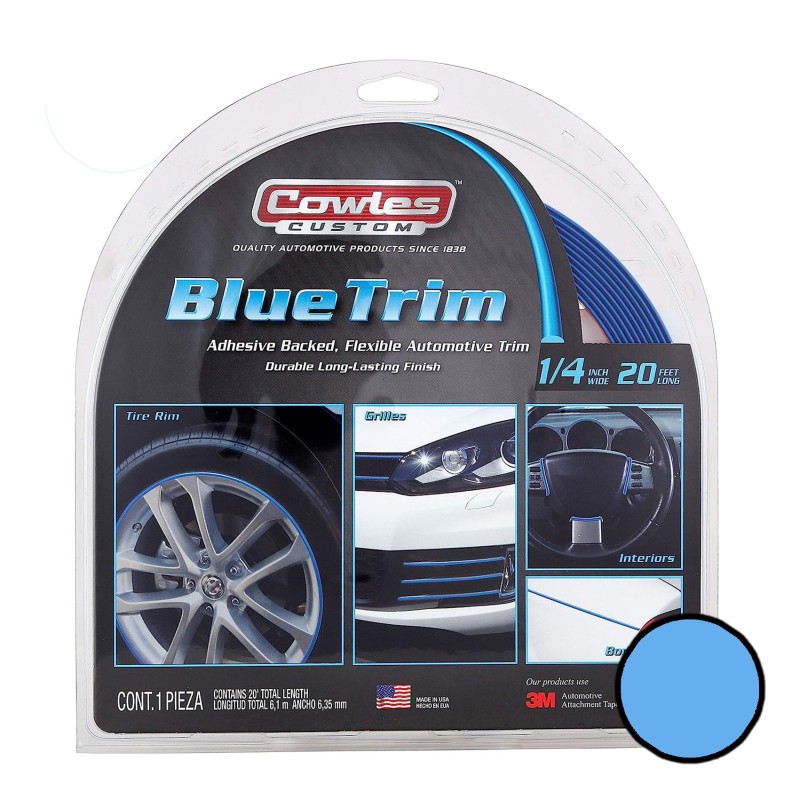 (CC-MP) Cowles Blue Molding 1/4 Inch by 20 Feet [‎S37523]