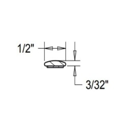 (CC-MP) Cowles Carbon Molding 1/2 Inch by 18 Feet [‎S37755]