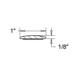 (CC-MP) Cowles Carbon/Yellow Wide Flexible PVC Molding 1 Inch by 12 Feet [‎S37795]