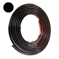 (CC-MP) Cowles Black Half Round Wheel Well Molding 3/8 Inch by 18 Feet [‎T3602C]