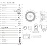 (C-AV-SP) Carrozzeria (Pioneer) SUZUKI 鈴木 JIMNY (JB74W) Tweeter Mounting Kit 高音套件 + 前後喇叭 [UD-K124]