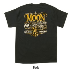 (G-AP-TSS) MOON Custom Cycle Shop T-Shirt [MQT152BK]