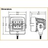 (CC-LFL) IPF LED 方形霧燈 [‎S-632]