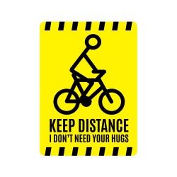 (CC-SK) D.I.Y BICYCLE Keep Distance Sticker [AM-0002]