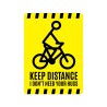 (CC-SK) D.I.Y BICYCLE Keep Distance Sticker [AM-0002]