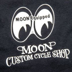 (G-AP-TSS) MOON Custom Cycle Shop Panhead T-Shirt [MQT179BK]