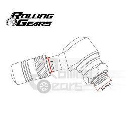 (CC-AC) ROLLING GEARS Motorcycle CNC Valve Caps Covers 呔咀 [SL1236]