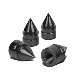 (CC-AC) Auto Dynasty Polished Aluminum Air Caps [RT-011]