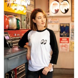 (G-AP-TSS) MOON Equipped 3/4 Sleeve T-Shirt [MQTL148WB]