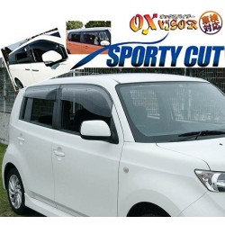 (C-BDDV) OX (バイザー) TOYOTA 豐田 QNC (20, 21, 25) SPORTY CUT 雨檔