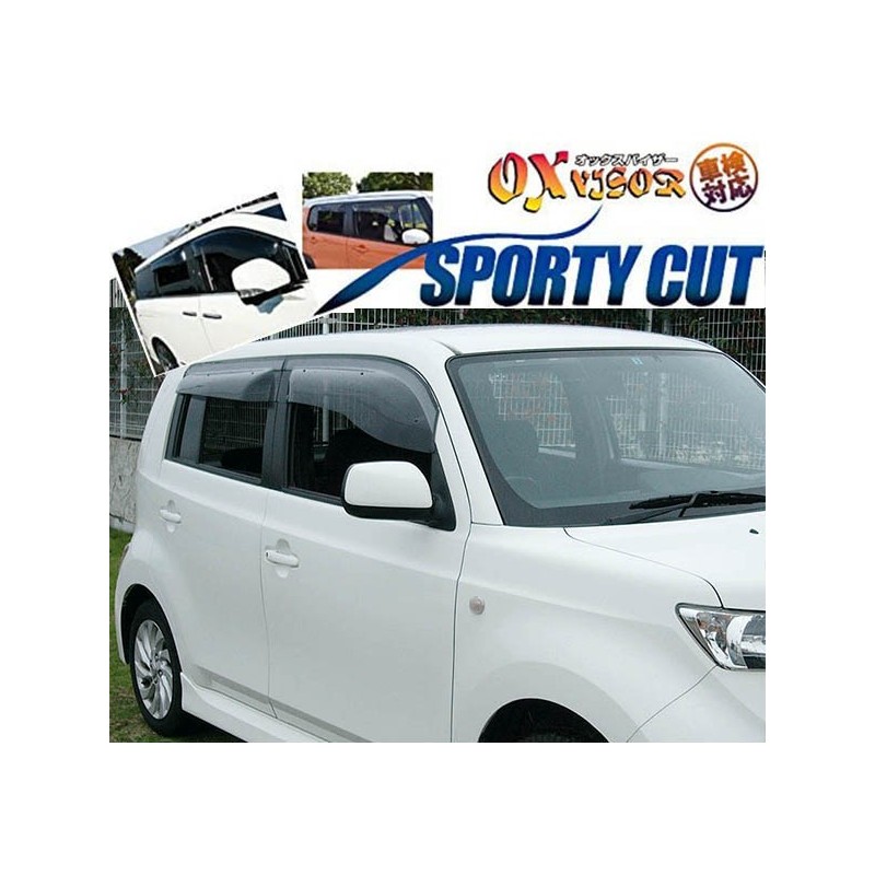 (C-BDDV) OX (バイザー) TOYOTA 豐田 QNC (20, 21, 25) SPORTY CUT 雨檔