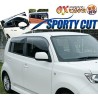 (C-BDDV) OX (バイザー) TOYOTA 豐田 QNC (20, 21, 25) SPORTY CUT 雨檔