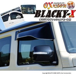 (C-BDDV) OX (バイザー) SUZUKI 鈴木 JIMNY (JB74W) BLACK-X 雨檔