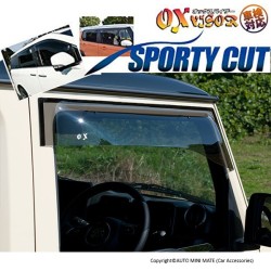 (C-BDDV) OX (バイザー) SUZUKI 鈴木 JIMNY (JB74W) SPORTY CUT 雨檔