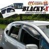 (C-BDDV) OX (バイザー) HONDA JAZZ FIT (GE6, GE7, GE8, GE9) BLACKY-X Door Visor