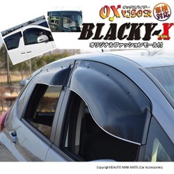 (C-BDDV) OX (バイザー) HONDA 本田 JAZZ FIT (GK3, GK4, GK5, GK6) BLACKY-X 雨檔