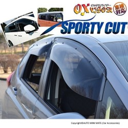 (C-BDDV) OX (バイザー) HONDA 本田 JAZZ FIT (GK3, GK4, GK5, GK6) SPORTY CUT 雨檔