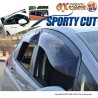 (C-BDDV) OX (バイザー) HONDA 本田 JAZZ FIT (GK3, GK4, GK5, GK6) SPORTY CUT 雨檔