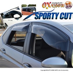 (C-BDDV) OX (バイザー) HONDA JAZZ FIT (GK3, GK4, GK5, GK6) SPORTY CUT Door Visor