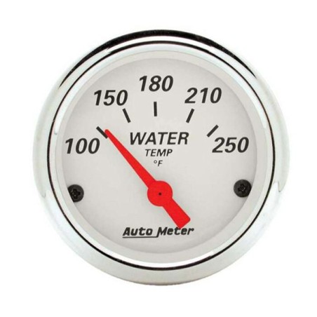 (CC-GA) Auto Meter Arctic White Water Temperature Gauge (2-1/16") [‎‎1337]