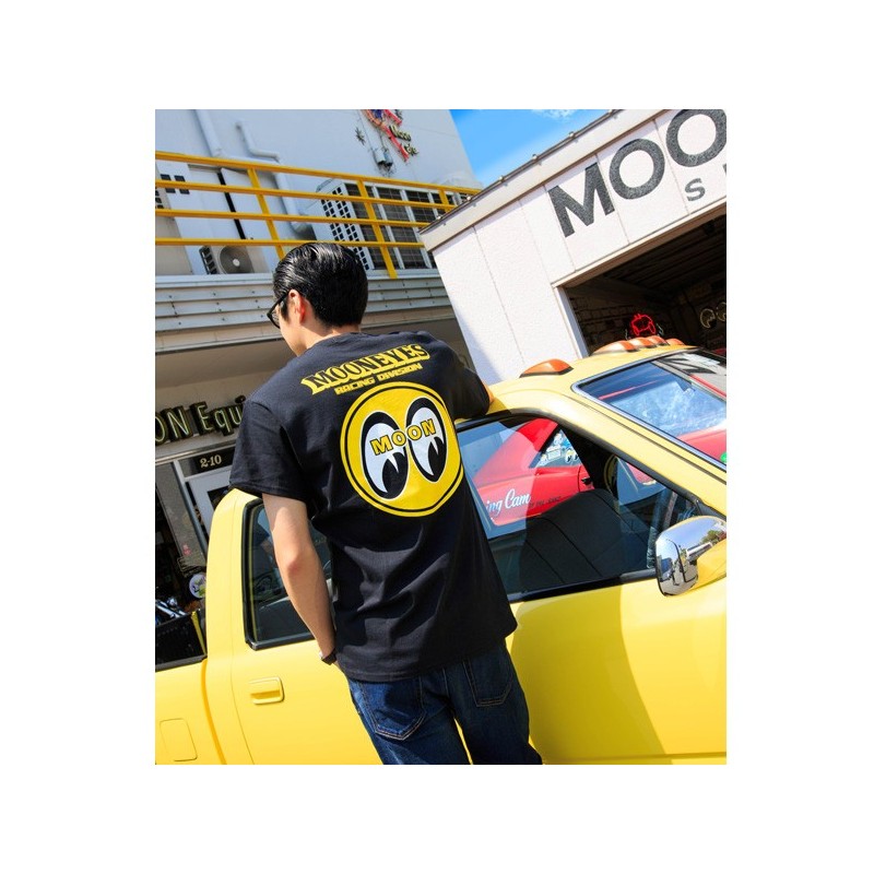 (G-AP-TSS) MOONEYES Racing Div T-Shirt [TM066BK]