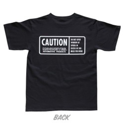 (G-AP-TSS) MOON CAUTION T-Shirt [TM567BK]