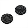 (CC-OTD) D.A.D GARSON (ディー.エー.ディー) Silicone Coaster Type, Monogram [HA438-03]