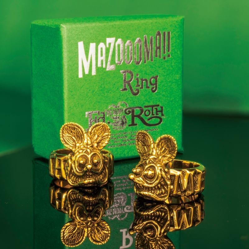 (G-RI) Rat Fink Mazoooma! Brass Ring [RAF609BR]