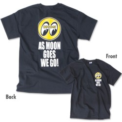 (G-AP-TSS) As MOON Goes We Go T-Shirt [TM661BK]