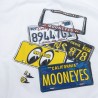 (G-AP-TSS) MOON License Plate T-Shirt [TM838WH]