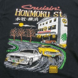 (G-AP-TSS) Honmoku Street T恤 [TM846BK]