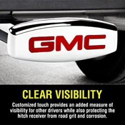 (CC-TH) Bully Chrome Cast Metal Universal Fit Truck GMC Logo Hitch Cover Fits 2" Hitch Receivers [CR004A]