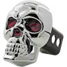 (CC-TH) Bully Chrome ABS Plastic Universal Fit Truck Skull Hitch Cover Fits 1.25" and 2" Hitch Receivers [CR-018]