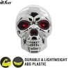 (CC-TH) Bully Chrome ABS Plastic Universal Fit Truck Skull Hitch Cover Fits 1.25" and 2" Hitch Receivers [CR-018]